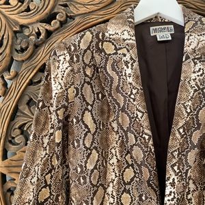 Michael Kors Snakeskin Blazer